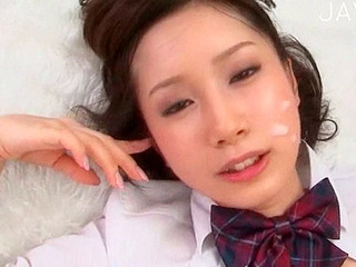 Fucking a hairy Japanese pussy and nipples in Tokyo