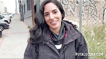 PutaLocura - Torbe catches Spanish brunette Linda del Sol and fucks her in the ass